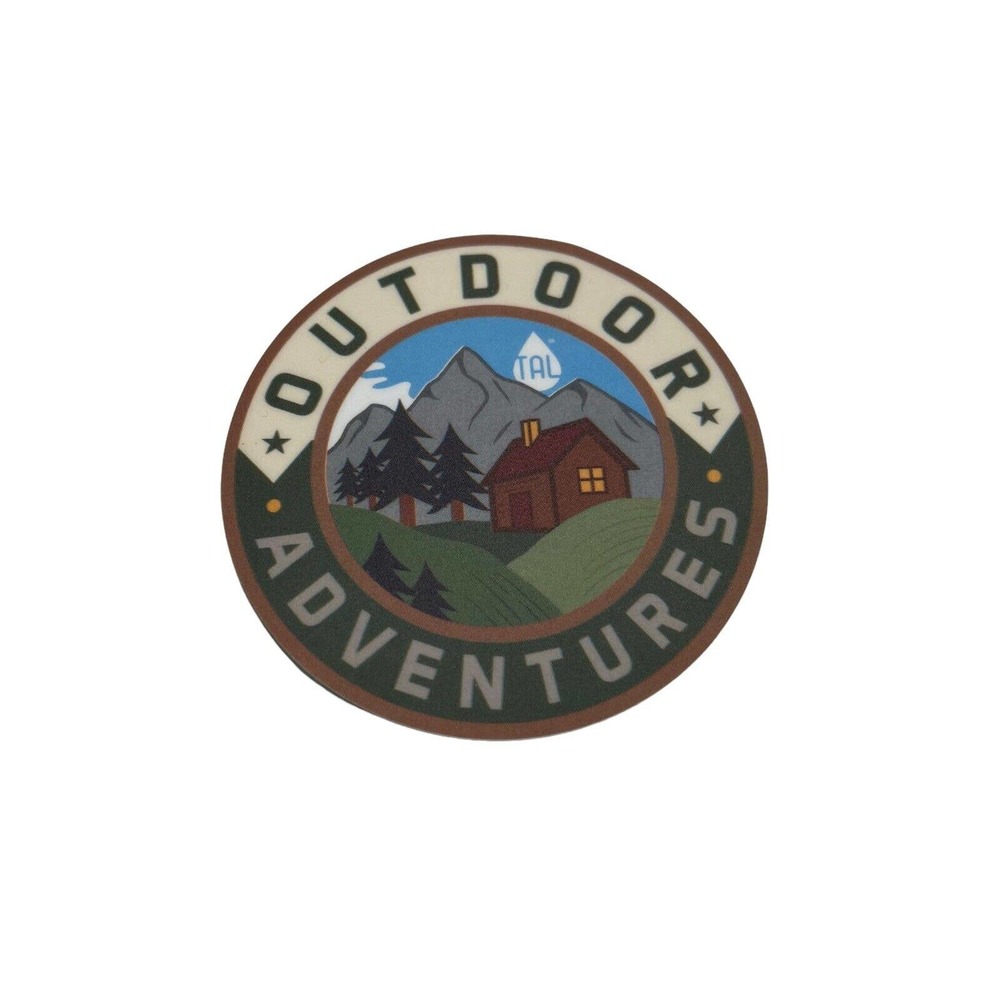 Outdoor Adventures Vinyl Decal 3" Laptop ~Waterbottle~Tumbler~Car~Truck~Jeep
